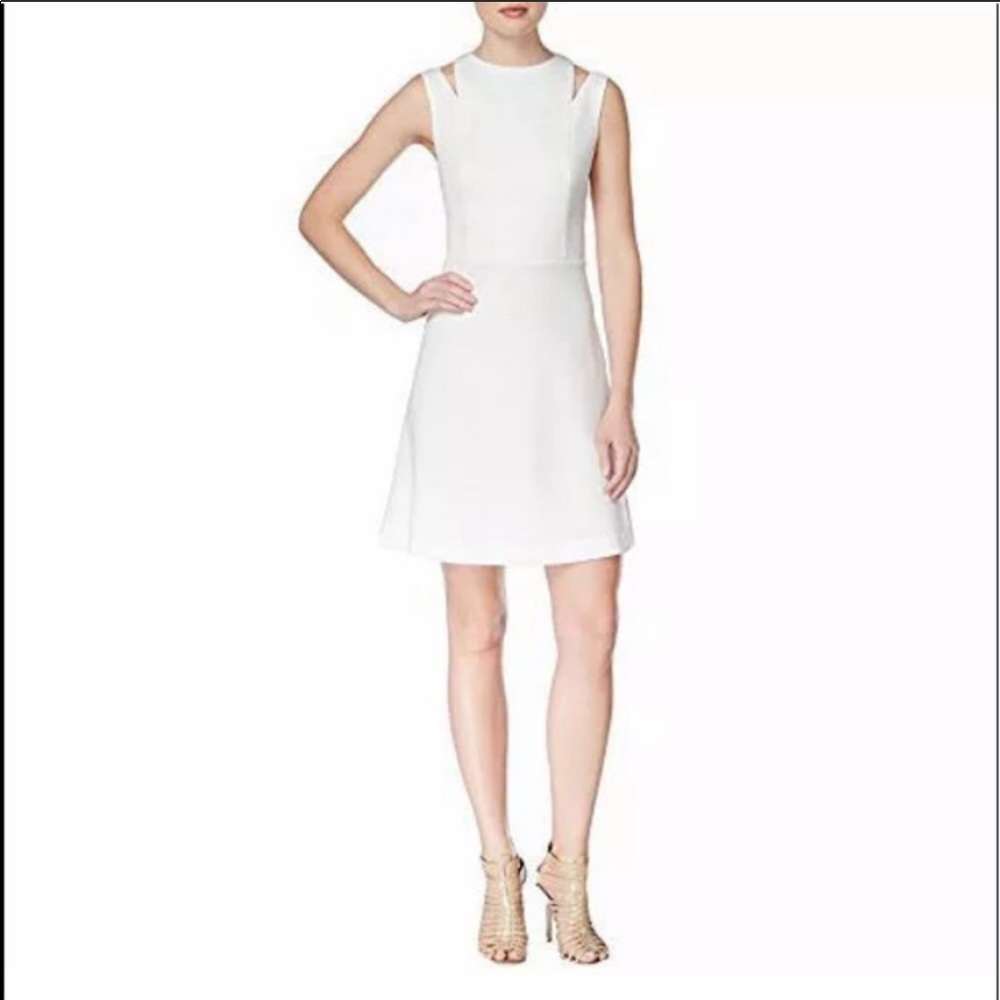 New! Kenzie white cutout dress